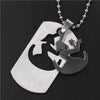 GO MAX  DGW Removable 12 constellation Pendant Necklace  -color Stainless Steel Men Chain Christian Zodiac Necklace Jewelry