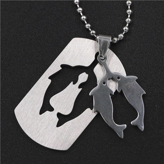 GO MAX  DGW Removable 12 constellation Pendant Necklace  -color Stainless Steel Men Chain Christian Zodiac Necklace Jewelry