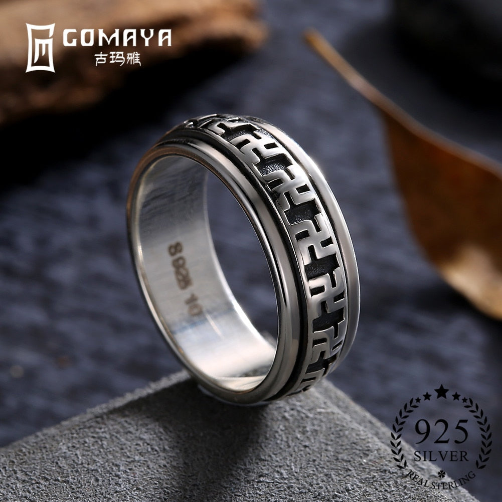 100% Original 925 Sterling Silver Rings Fine Jewelry for Women and Men Joint Rings Casual Party Wholesale Gift Anillos