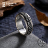 100% Real 925 Sterling Silver Rings Gift for Women Men Gothic Vintage Rock Punk Cocktail Party Gift Wholesale Bague