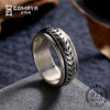 Unisex Rings 925 Sterling Silver Co Gothic Vintage Rock Punk Cocktail Party Jewelry for Women and Men