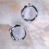 GQTORCH 925 Sterling Silver Clip Earrings For Women Natural Gemstone Garnet Ruby Red White Opal Green Agate Fine Jewelry