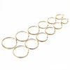 GS Steampunk Gold Silver Color Big Hoop Earrings Simple Style Earring High Quality Engagement Jewelry Valentine's Day Gift Y3