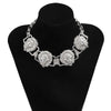 GSOLD Hip-Hop Exaggerated multiple Lion Heads Choker Necklace Metal Charm Necklace Women Street Style Jewelry Party
