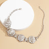GSOLD Hip-Hop Exaggerated multiple Lion Heads Choker Necklace Metal Charm Necklace Women Street Style Jewelry Party