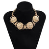 GSOLD Hip-Hop Exaggerated multiple Lion Heads Choker Necklace Metal Charm Necklace Women Street Style Jewelry Party