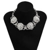 GSOLD Hip-Hop Exaggerated multiple Lion Heads Choker Necklace Metal Charm Necklace Women Street Style Jewelry Party