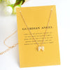 GUARDIAN ANGEL, RISING STAR, KARMA, CONFIDENCE IS KEY Pendant Necklace Gold Silver Minimalist Angel Wings Mini collar collier