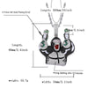GUCY Animal Gorilla Pendant Necklace With Tennis Chain Silver Color Charm Bling Cubic Zircon Men's Hip Hop Rock Jewelry