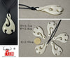 GX035 Zealand Maori jewelry handmade yak bone Fish hook pendant Primitive tribes totem amulet Hawaii pendant for gift