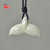 GX038 Zealand Maori jewelry hand-carved yak bone fish's tail pendant Primitive tribes totem amulet Hawaii pendant for gift