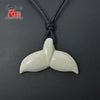 GX038 Zealand Maori jewelry hand-carved yak bone fish's tail pendant Primitive tribes totem amulet Hawaii pendant for gift