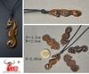 GX082 Natural yak bone sea horse necklace original personality necklace men hippocampus pendant handmade jewelry for gift