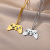 Game Console Pendant Necklace for Women Men Stainless Steel Cuban Chains Necklaces 2023 Trend Party Jewelry collares mujer
