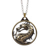 Game Jewelry Mortal Kombat Necklace Dragon Pendant Necklaces Trinket Link Chain Metal Charm Choker kolye