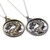 Game Jewelry Mortal Kombat Necklace Dragon Pendant Necklaces Trinket Link Chain Metal Charm Choker kolye