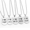 Game League of LOL Necklace Legend Dog Tag Stainless Steel Metal Bead Chain Pendant Men Women Necklaces Jewelry Accessories
