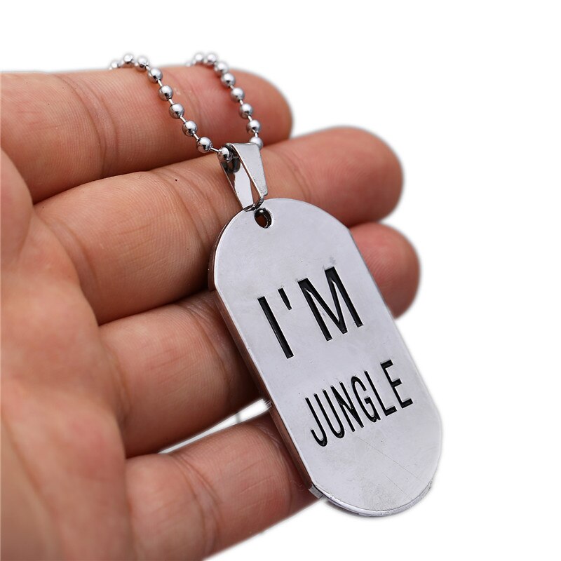 Game League of LOL Necklace Legend Dog Tag Stainless Steel Metal Bead Chain Pendant Men Women Necklaces Jewelry Accessories