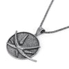 Game Necklace Wild Hunt Wolf Medallion Round Necklace Men Pendant Metal Chian Wicher 3 Geralt Cosplay Classic Jewelry