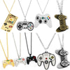 Gamepad Game Controller Pendant Necklaces Creative Gameing Hip-Hop  Jewelry Metal Gold Colour for Women Men Gift