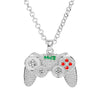 Gamepad Game Controller Pendant Necklaces Creative Gameing Hip-Hop  Jewelry Metal Gold Colour for Women Men Gift