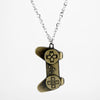 Gamepad Game Controller Pendant Necklaces Creative Gameing Hip-Hop  Jewelry Metal Gold Colour for Women Men Gift