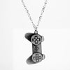 Gamepad Game Controller Pendant Necklaces Creative Gameing Hip-Hop  Jewelry Metal Gold Colour for Women Men Gift