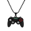 Gamepad Game Controller Pendant Necklaces Creative Gameing Hip-Hop  Jewelry Metal Gold Colour for Women Men Gift