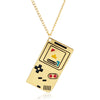 Gamepad Game Controller Pendant Necklaces Creative Gameing Hip-Hop  Jewelry Metal Gold Colour for Women Men Gift
