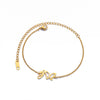 Gelang Kaki Huruf Inisial Kupu-kupu untuk Wanita Gelang Kaki Baja Tahan Karat Berlapis Emas Perhiasan Alfabet Pasangan Tren 2023 Bijoux