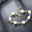 Gem Bracelet Ethnic Style S925 Sterling Silver Jewelry Handmade Cloisonne Three Bracelets Bracelet