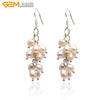 5-6x7-8mm Pearl Earrings Stainless Steel Hooks Earrings For Women Trinket For Girl Jewelry Gift
