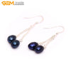 5-6x7-8mm Pearl Earrings Stainless Steel Hooks Earrings Women Trinket For Girl Jewelry Gift