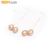 5-6x7-8mm Pearl Earrings Stainless Steel Hooks Earrings Women Trinket For Girl Jewelry Gift