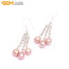 6-7mm Pearl Earrings Stainless Steel Hooks Earrings For Women Trinket For Girl Jewelry Gift