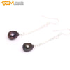 6-7x8-9mm Pearl Earrings Stainless Steel Hooks Earrings For Women Trinket For Girl Jewelry Gift