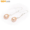 6-7x8-9mm Pearl Earrings Stainless Steel Hooks Earrings For Women Trinket For Girl Jewelry Gift
