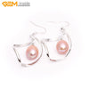 8-9mm Pearl Earrings Stainless Steel Hooks Earrings For Women Trinket For Girl Jewelry Gift