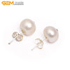 9-10mm Pearl Earrings Stainless Steel Hooks Earrings For Women Trinket For Girl Jewelry Gift