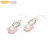 9-10mm Pearl Earrings Stainless Steel Hooks Earrings For Women Trinket For Girl Jewelry Gift