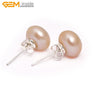 9mm 10mm 10.5mm Pearl Earrings Stainless Steel Hooks Earrings For Women Trinket For Girl Jewelry Gift