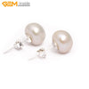 9mm 10mm 10.5mm Pearl Earrings Stainless Steel Hooks Earrings For Women Trinket For Girl Jewelry Gift