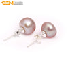 9mm 10mm 10.5mm Pearl Earrings Stainless Steel Hooks Earrings For Women Trinket For Girl Jewelry Gift