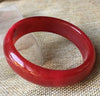 Genuine 100% Natural Red Xiu Jade Bangle Bracelet Handmad