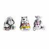 Genuine 925 Sterling Silver Charms Eeyore Bear Tigger Beads Fine Jewelry Sets Making Gift Fits European Charm Bracelets Berloque