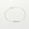 Genuine 925 Sterling-Silver-Jewelry Signature of Love Silver Bracelets DIY Jewelry for Women FLB012