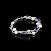 Genuine Jewelry near the round strong light purple color white natural pearl bracelet to send her mother genuine