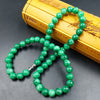 Genuine Natural Green 8-10mm Beads Necklace Jadeite Jewelry Charm Accessories Lucky Amulet Gifts for Women Her Men