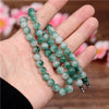 Genuine Natural Green 8mm Jade Beads Necklace Jadeite Jewelry Charm Accessories Lucky Amulet Gifts for Women Her Men