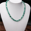 Genuine Natural Green 8mm Jade Beads Necklace Jadeite Jewelry Charm Accessories Lucky Amulet Gifts for Women Her Men